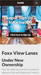 Mobile Screenshot of foxrunlanes.com